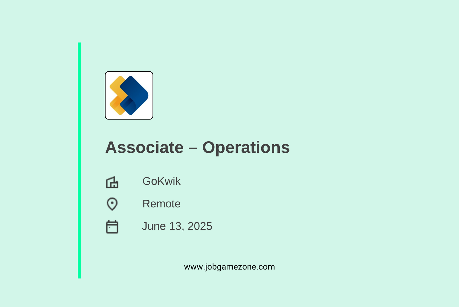 GoKwik Hiring Remote Operations Associate | Fintech Job for 1–2 Years Experience