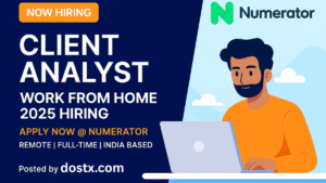 Numerator Hiring Client Analyst Work From Home Job India 2025